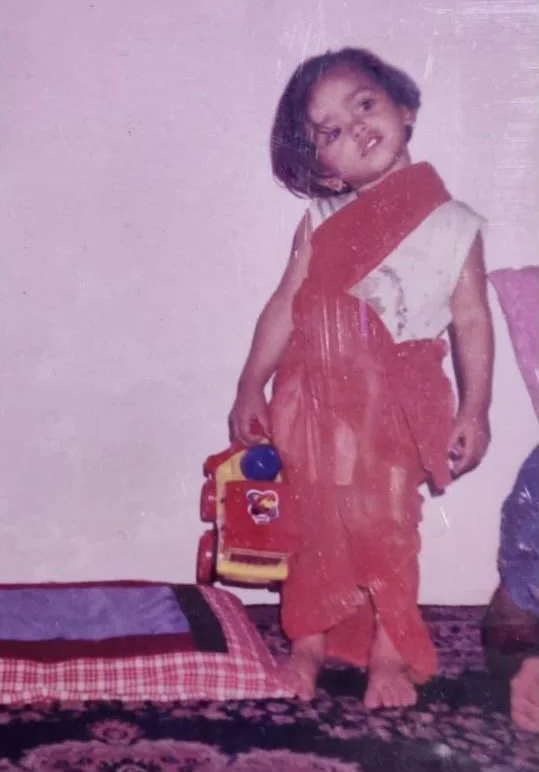 Kavya as a child